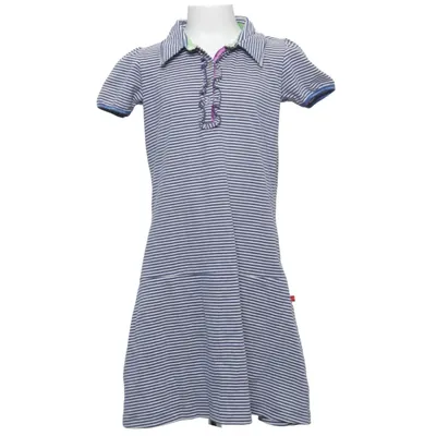 Dress (Blue, White, Multicolored) from Bengh Per Principesse Cotton, Lyocell