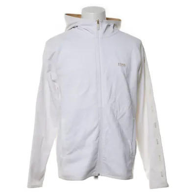 Träningsjacka (Vit, Beige) från Hugo Boss Bomull, Elastan, Polyester