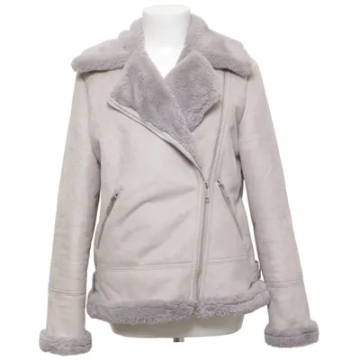 Shearlingjacka (Grå, Beige) från Hollister Polyester