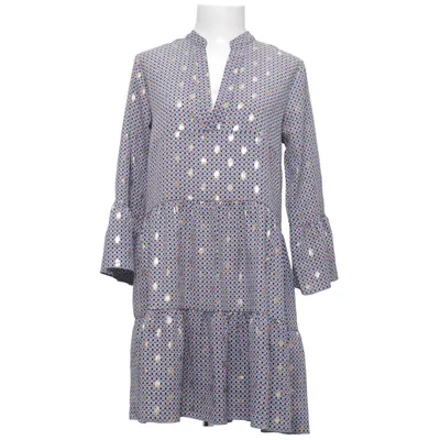Jurk (Blauw, Oranje, Zwart) van J&S Millenium Polyester