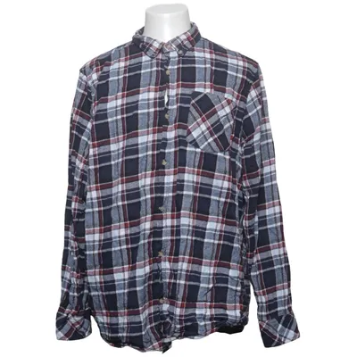 Flanellen overhemd (Blauw, Rood, Wit) van EP Collection Katoen