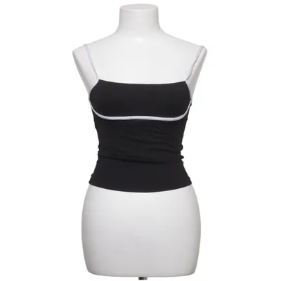 Tank Top (Black, White) from Pull & Bear