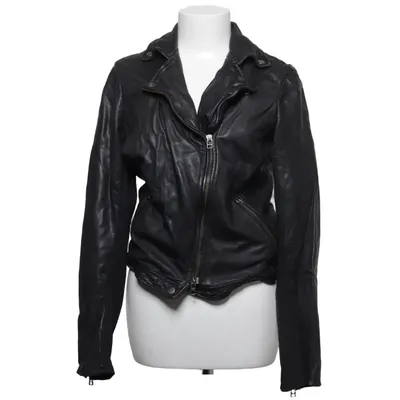 Bikerjacka (Svart) från Frontrow Skinn, Polyester