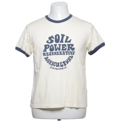 T-shirt (Beige, Blue) from Patagonia Organic cotton
