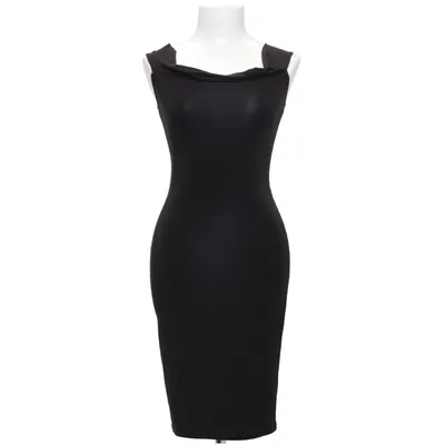 Jurk (Zwart) van Femme Luxe Elastaan, Polyester