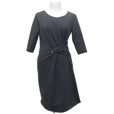 Robe (Gris) de Usha Coton, Élasthane, Polyester