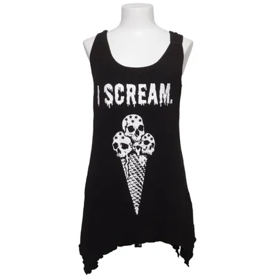 Tank Top (Black) from EMP Elastane, Viscose