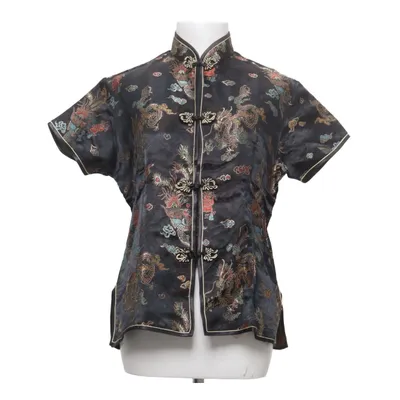 Cheongsam (Black, Multicolored)