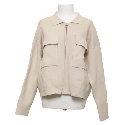 Cardigan (Beige) from Kaffe Polyamide, Polyester, Viscose