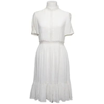 Robe (Blanc) de Claudie Pierlot Polyamide, Viscose