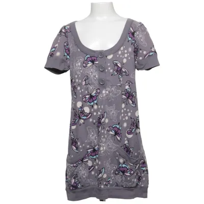 Kleid (Grau, Mehrfarbig) von H&M Young Baumwolle