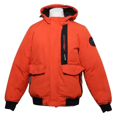 Winter jacket (Orange, Black) from Smog Cotton, Polyester