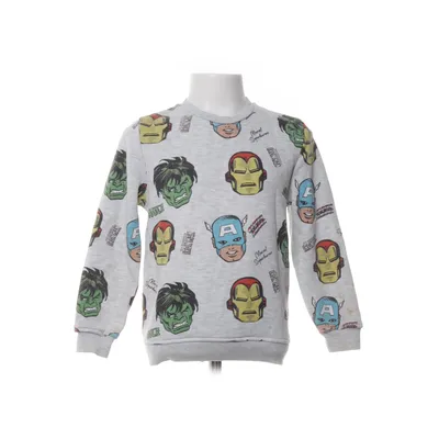 Collegetröja (Grå, Flerfärgad) från Marvel Bomull, Polyester