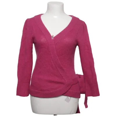 Cardigan cache-cœur (Rose) de Zoul Acrylique, Angora, Élasthane, Mohair, Polyamide, Laine