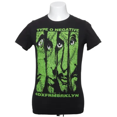T-shirt (Sort, Grøn) fra Gildan Softstyle Bomuld