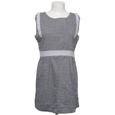 Dress (Gray, White) from Suncoo Cotton, Linen