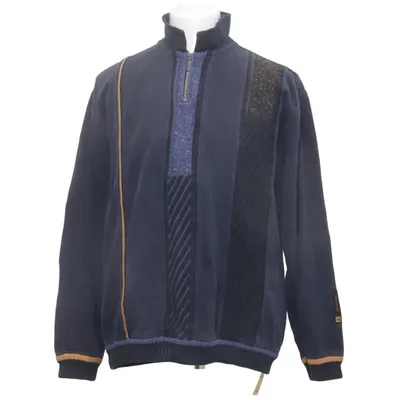 Tröja (Blå, Flerfärgad) från Carlo Colucci Akryl, Bomull, Polyester, Ull