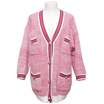 Cardigan (Rose, Blanc, Noir) de Absolut Acrylique, Coton