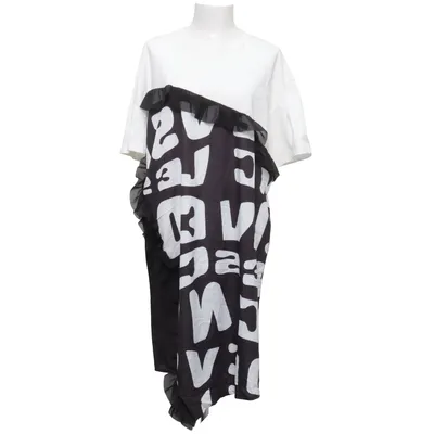 Klänning (Svart, Vit) från Aikha Polyester