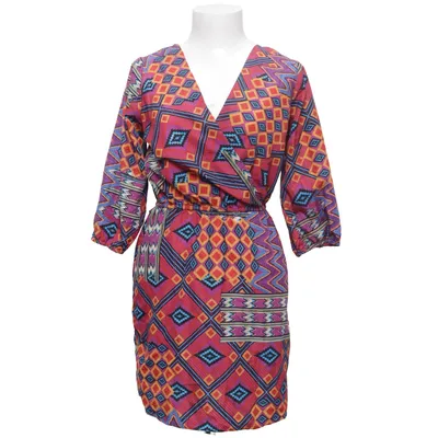 Robe portefeuille (Violet, Multicolore) de Pinky Polyester