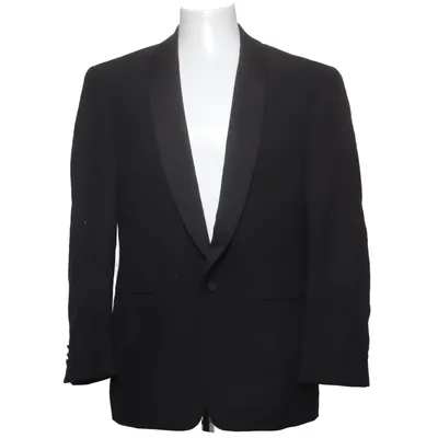 Smoking blazer (Zwart) van Bk Wol