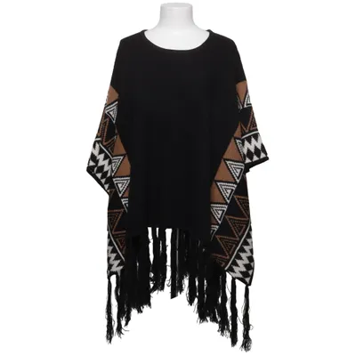 Poncho (Noir, Multicolore) de Heart & Soul Acrylique