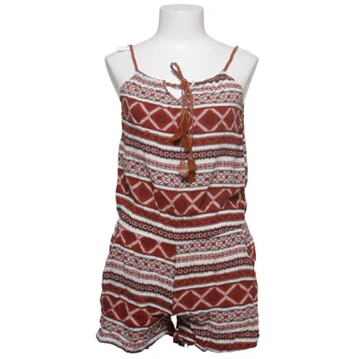 Jumpsuit (Brown, White) from Mei Na Cotton, Polyester
