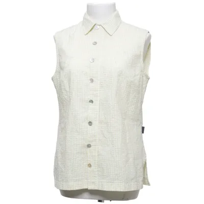 Top (Yellow, White) from By Ann Wineus