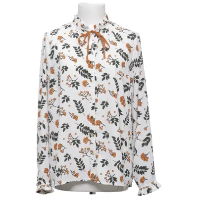 Blouse (White, Green, Brown) from Bondelid Polyester