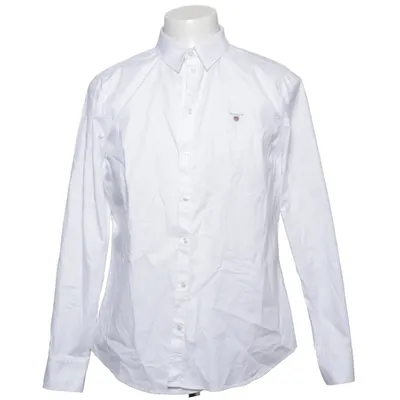 Chemise (Blanc) de GANT Coton, Élasthane