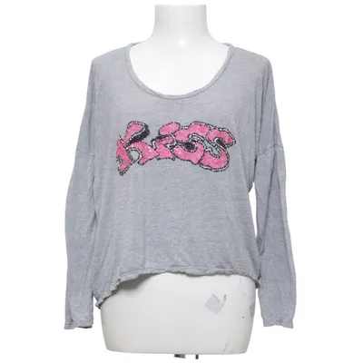 T-shirt à manches longues (Gris, Rose) de Charlie Joe Coton