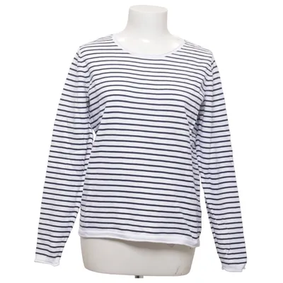 Långärmad t-shirt (Vit, Blå) från Blue Seven Bomull