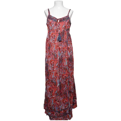 Robe longue (Rouge, Multicolore) de Lindex Coton
