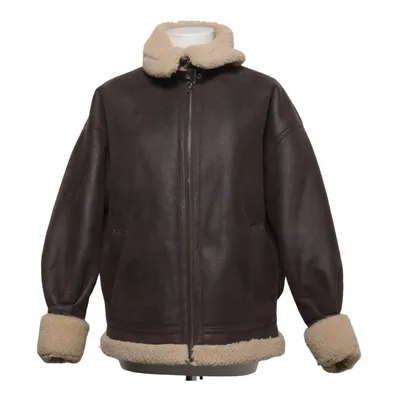 Shearling Jacke (Braun, Beige) von Mango