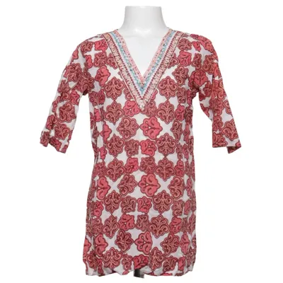 Tunic (Red, White, Multicolored) from Mira Cotton