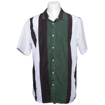 Kortärmad skjorta (Vit, Svart, Grön) från Le Breve Polyester