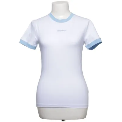 T-shirt (Wit, Blauw) van Opera Sport Elastaan, Organisch katoen