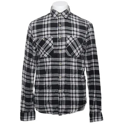 Flannel shirt (Black, White) from Vailent Clothing Cotton