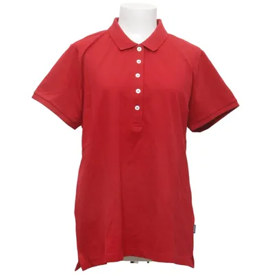 Poloshirt (Rood) van James Harvest Katoen, Elastaan