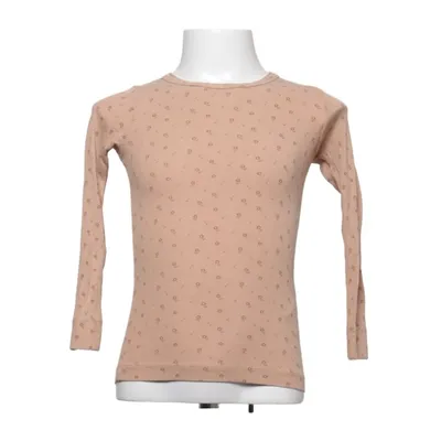 T-shirt à manches longues (Beige) de Lil' Atelier Élasthane, Lyocell, Coton biologique