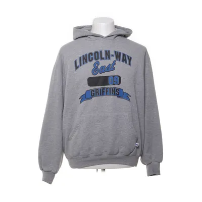 Huvtröja (Grå, Blå) från Russell Athletic Bomull, Polyester