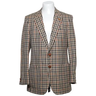 Blazer (Beige, Black, Multicolored) from DAKS Signature Wool