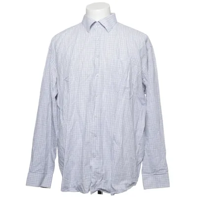 Shirt (Blue, White) from Hudson Cotton