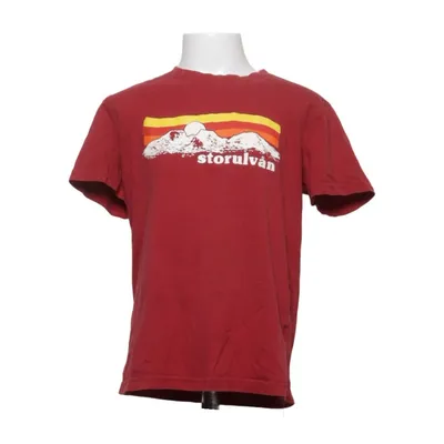 T-shirt (Rød, Flerfarvet) fra Svenska Turistföreningen Økologisk bomuld