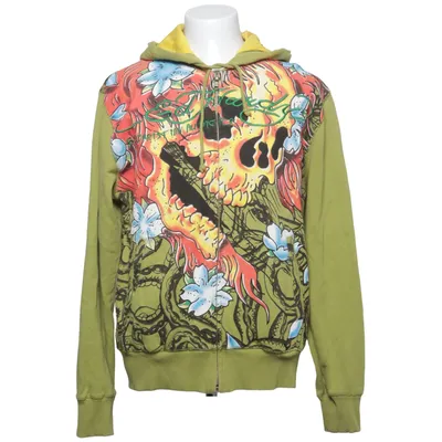 Huvtröja (Grön, Flerfärgad) från Ed Hardy Bomull