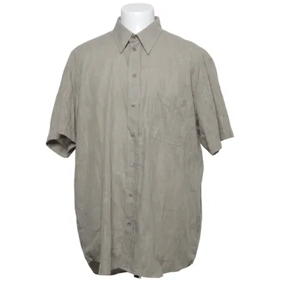 Kortärmad skjorta (Grön) från Oscar of Sweden Bomull, Linne