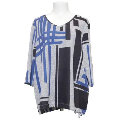 Top (Grijs, Zwart, Blauw) van Liberty Woman Elastaan, Polyester
