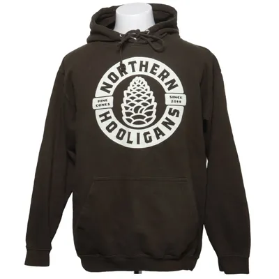 Huvtröja (Grön, Flerfärgad) från Northern Hooligans Bomull, Polyester