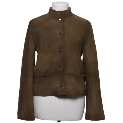 Veste en cuir (Marron) de Zara Leather Collection Polyester
