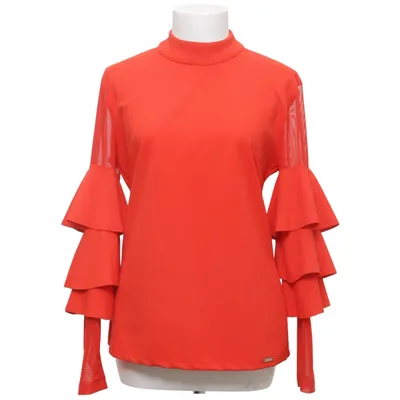 Blouse (Rouge) de Megi Collection Polyester, Viscose